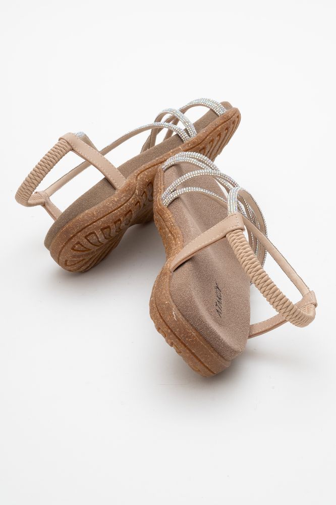 kadin-tasli-sandalet-BEJ TASLI-HSN2522546-0091560_0